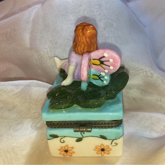 NEW TOOTH FAIRY CERAMIC TRINKET BOX - UNSIGNED  - NEW WITHOUT TAG - Picture 4 of 10
